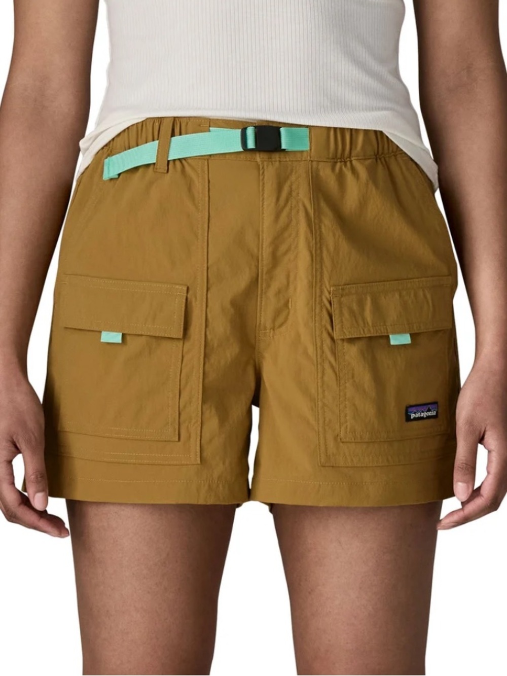 PATAGONIA W'S OUTDOOR EVERYDAY SHORTS bobcat brown S NWOT